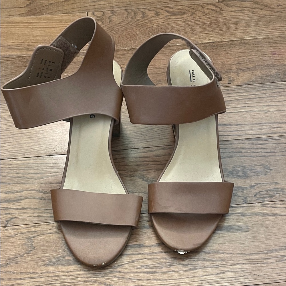 Call It Spring Brown Women's Sandals
